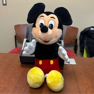 Vintage 1980s Disney World Disneyland Mickey Mouse 16” plush